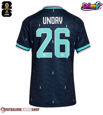 Německo Deniz Undav #26 Venkovní Dres pro Dámy MS 2026 Krátkým Rukávem